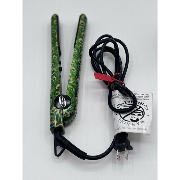 Proliss Peacock Infusion Ceramic lonic 1.25" Hair Straightener Floating Plates - Picture 1 of 4